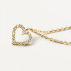Hollow Heart Necklace