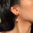 Maria Huggie Hoops
